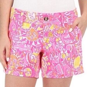 Lilly Pulitzer Callahan shorts in the "Pink Pout Kinis in the Keys" Sz8